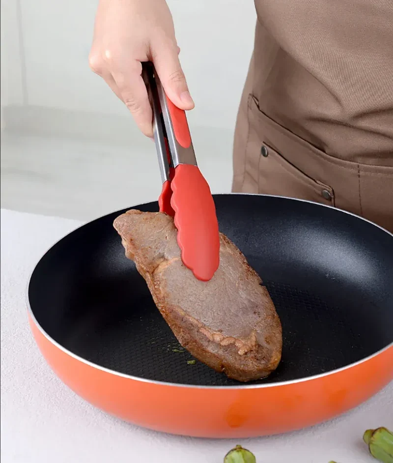 Set de 10 Ustensiles de Cuisine en Silicone Écologique et Résistant à la Chaleur