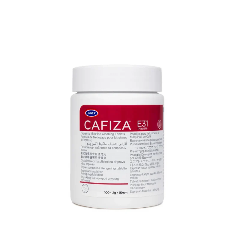 Urnex Cafiza E31 – Pastilles nettoyantes pour les manches et port filtre