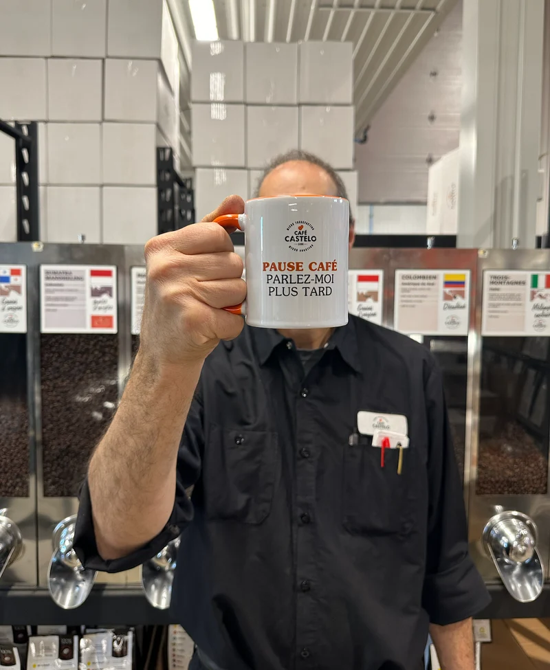 Tasse à café humoristique en céramique