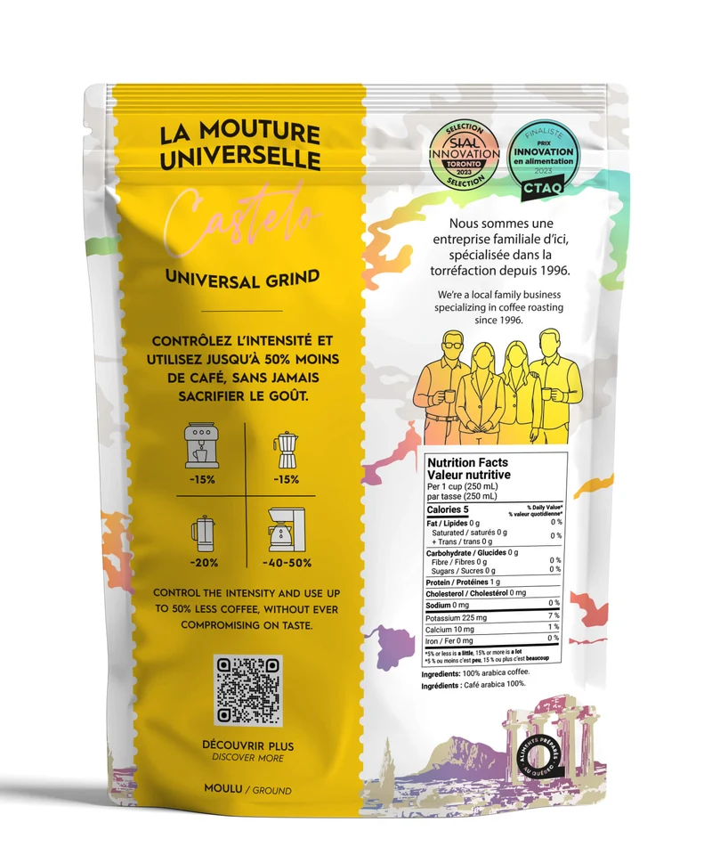 MIEL NOIR - Mouture Universelle