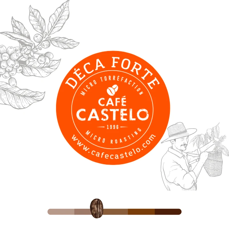 DECA FORTE - Capsules compatibles avec Nespresso® Original