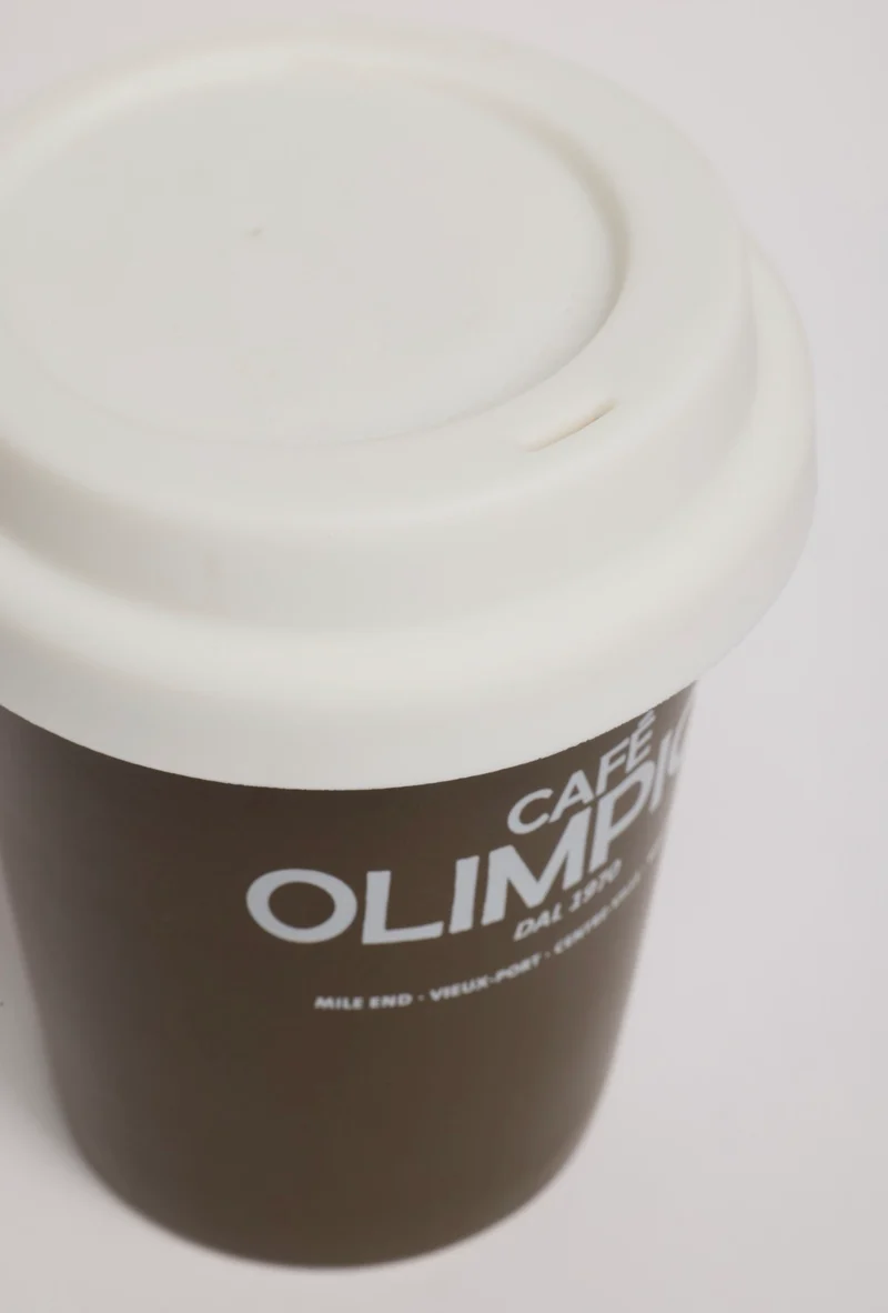 Cafe Olimpico 8oz Ceramic Takeout Cup