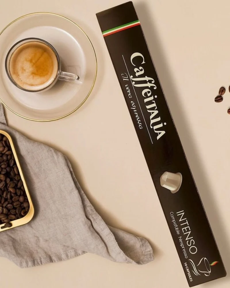 Intenso – 10 Capsules Compatibles Nespresso