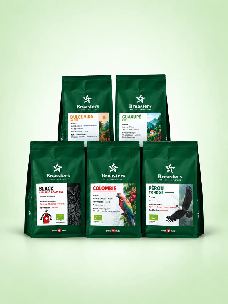 Coffret Découverte Broasters 5 x 100 grammes
