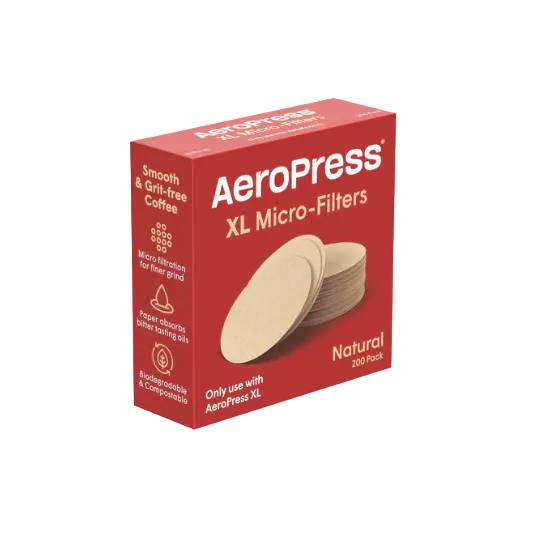 Packs de 200 filtres naturels pour Aeropress XL