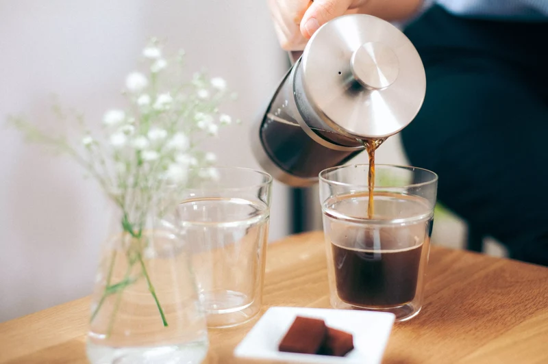 Cafetière piston Harior 7 Alu brossé