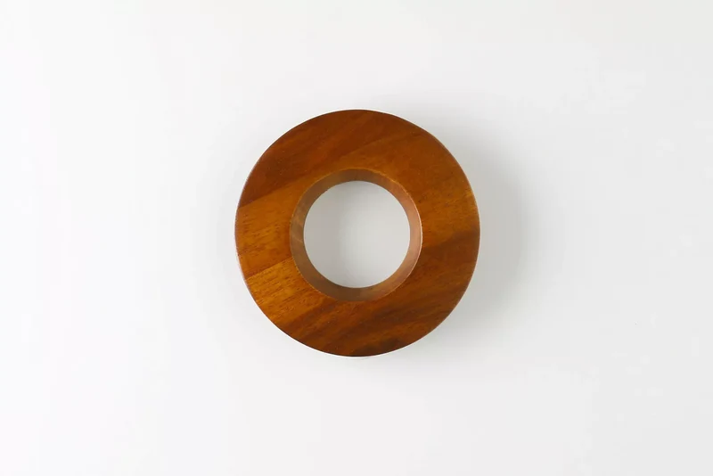 Support À Dripper En Bois D'acacia - Origami
