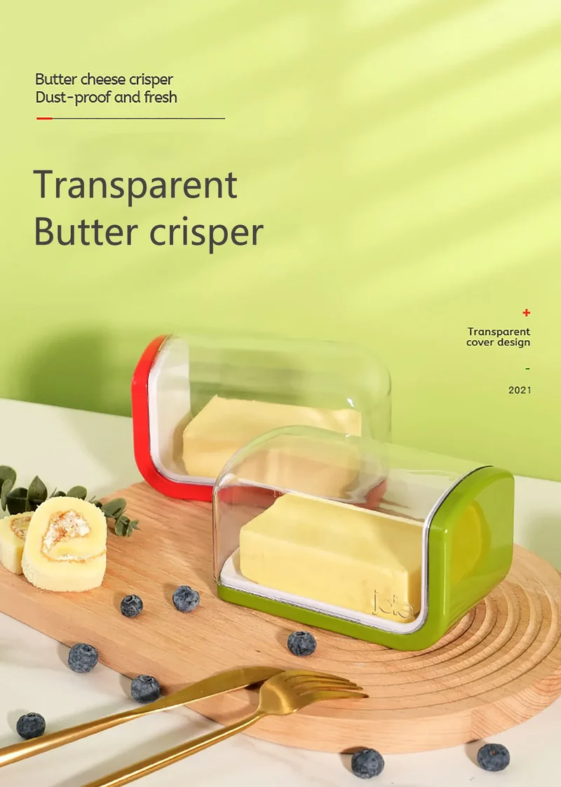 Boîte à Beurre Hermétique avec Couvercle Transparent | Conservation Fraîcheur