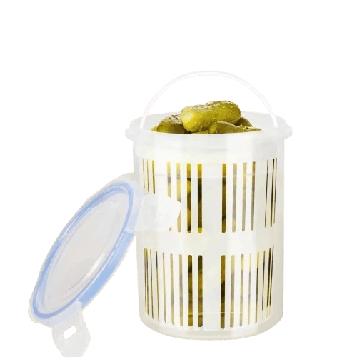 Bocal de Conservation avec Filtre pour Cornichons | 1,5 L Hermétique