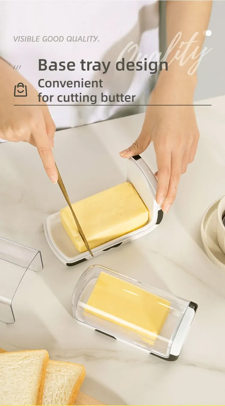 Boîte de Conservation avec Couvercle pour Beurre et Fromage
