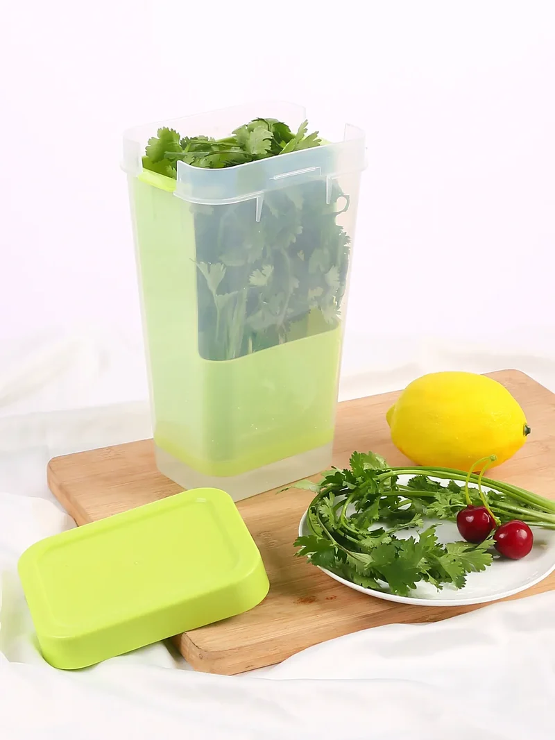 Bac de Rangement Frigo Hermétique pour Légumes Frais 2L