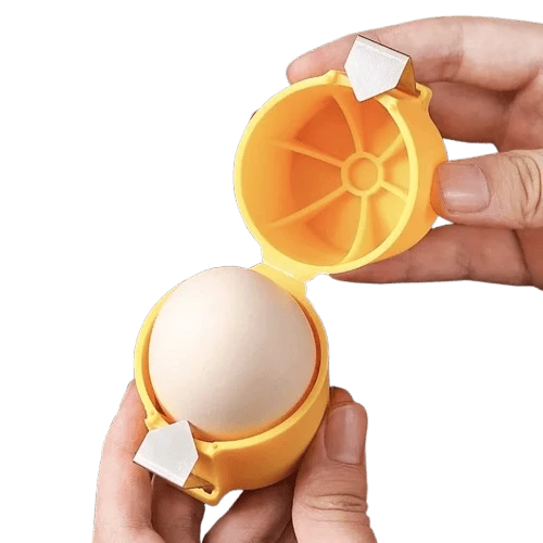 Ouvre-Coquille d'Œuf Manuel — Lot de 3 Casse-Œufs à Lames Inox