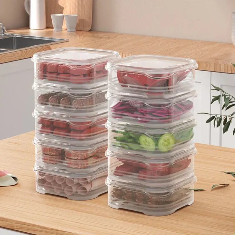 15 Boîtes de Conservation Rangement Frigo