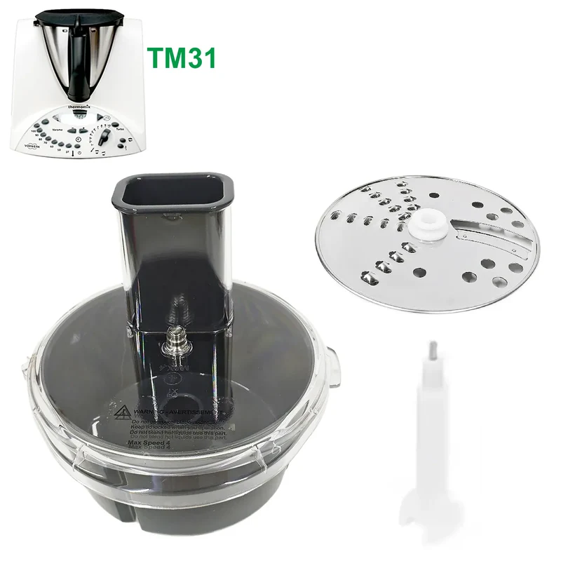Kit Découpe et Râpe pour Thermomix TM31 – Conteneur avec Disque Inox