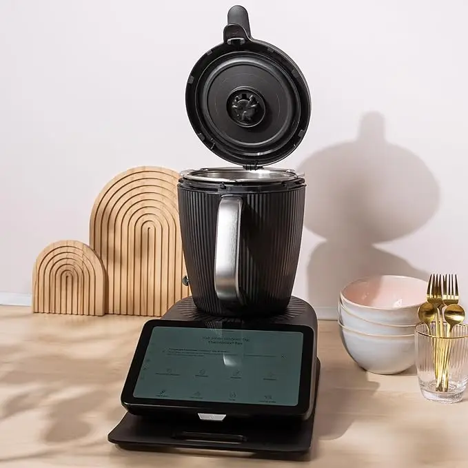 Couvercle Silicone Thermomix TM7 avec Clip de Sécurisation