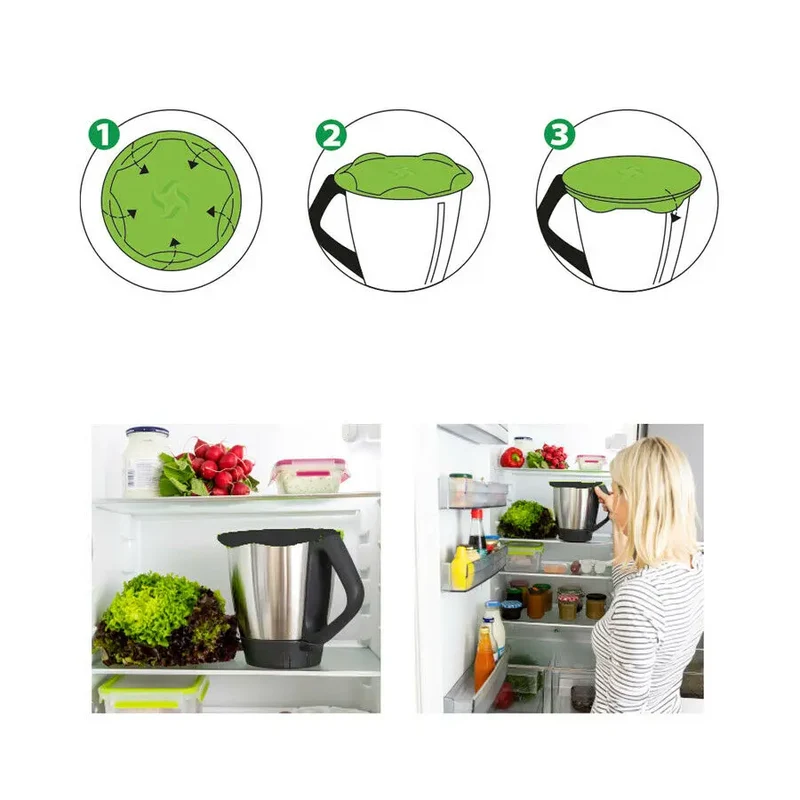 Couvercle Silicone Thermomix pour TM31 TM5 TM6 - Stockage Pratique