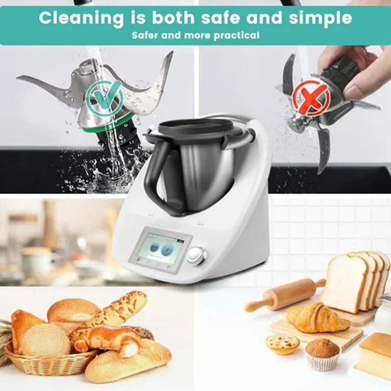 Lame Thermomix Inox pour TM5 TM6 - Remplacement Pâtisserie