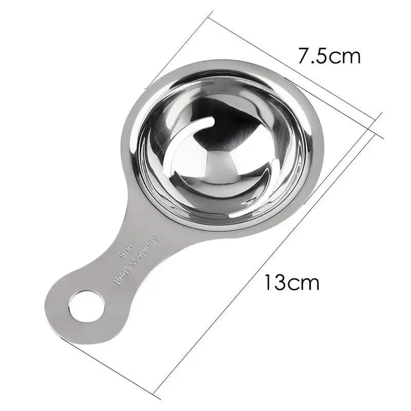 Séparateur d'Œufs en Acier Inoxydable - Outil Cuisine Pratique