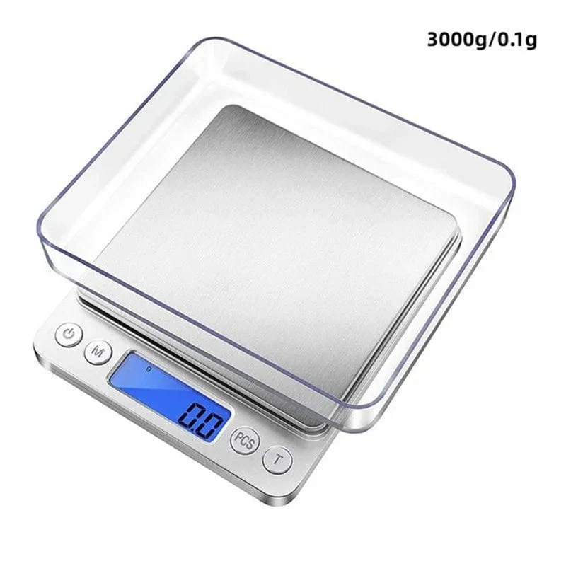 Balance de Cuisine Numérique de Poche LCD Rétroéclairé
