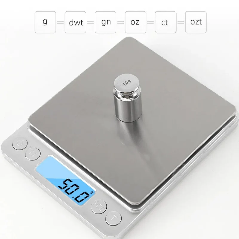 Balance de précision digitale 3000g 0.1g LCD Cuisine Alimentaire 3Kg