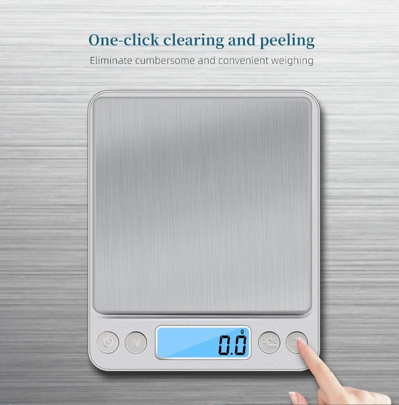 Balance de précision digitale 3000g 0.1g LCD Cuisine Alimentaire 3Kg
