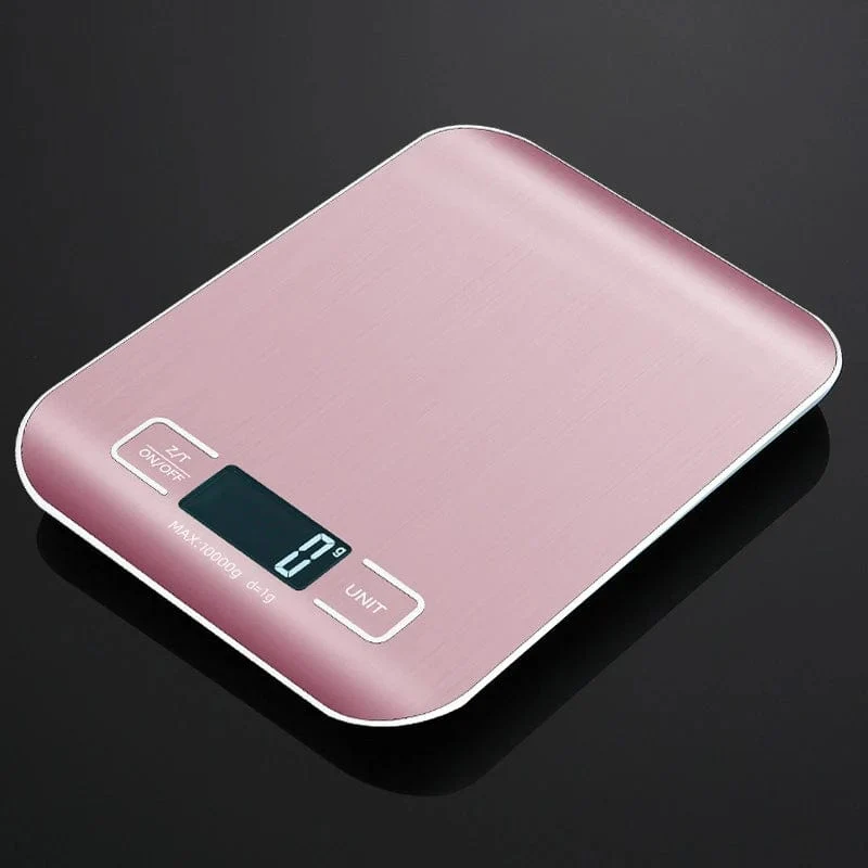 Balance de cuisine rechargeable par USB avec écran LCD
