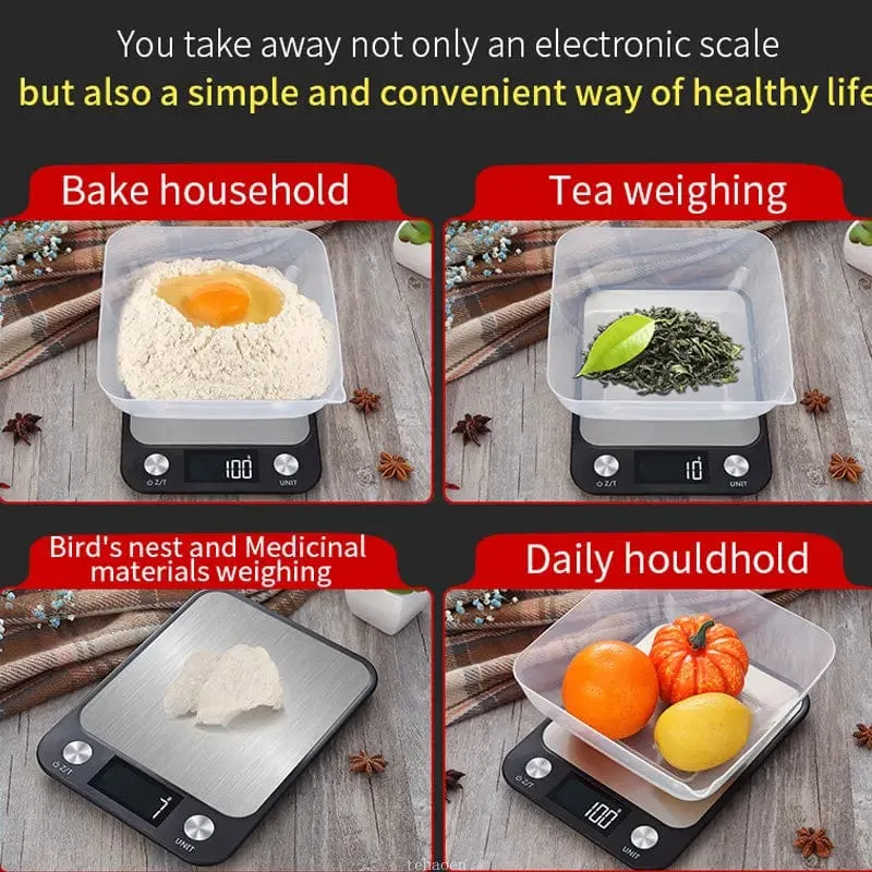 Balance De Cuisine Électronique pour Cuisson et Pâtisserie