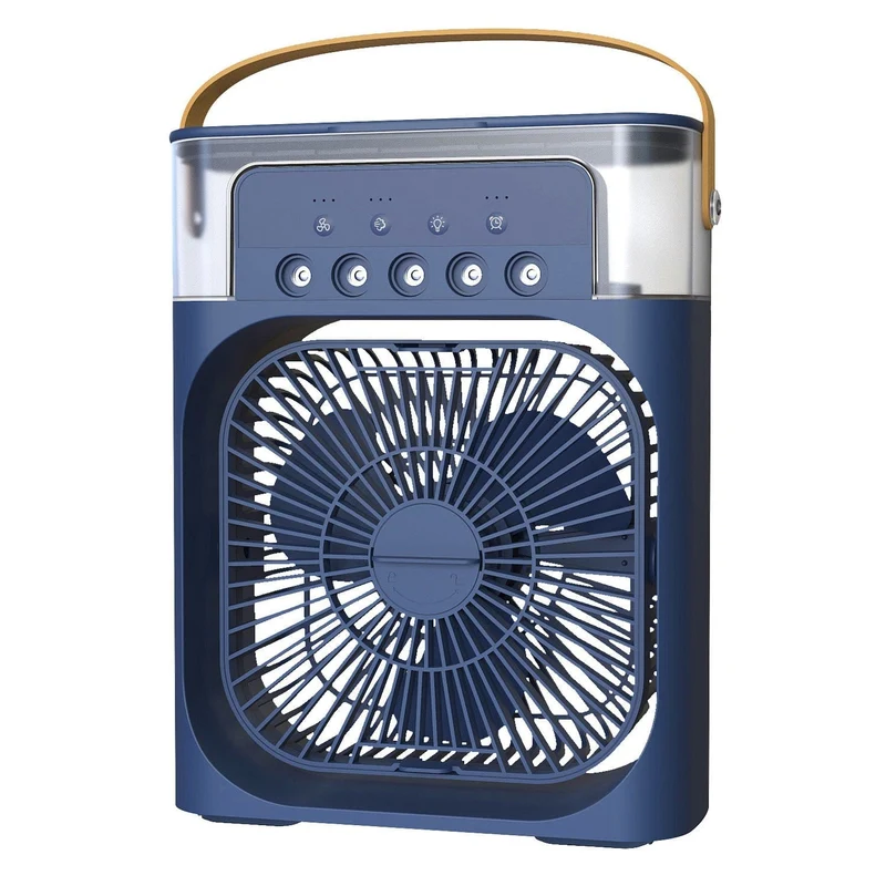 Mini Rafraîchisseur d'Air 3-en-1 — Ventilateur, Brumisateur, Humidificateur (USB)