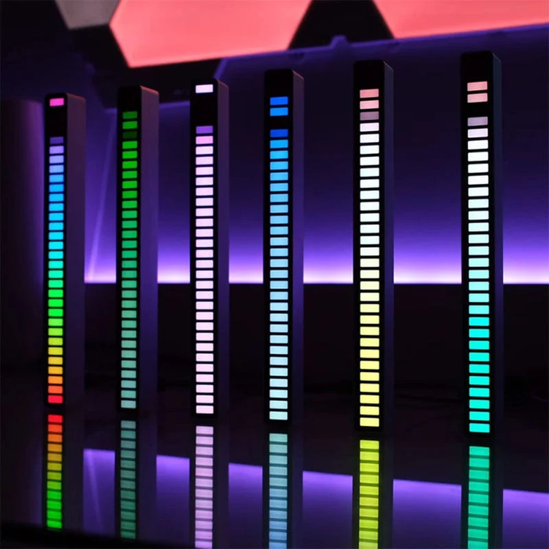Barre lumineuse LED 16 ou 32 LED RGB pour lumières d'ambiance et musique