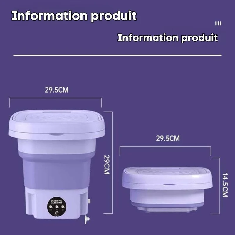 Essoreuse Linge Compact Fold Wash Pro