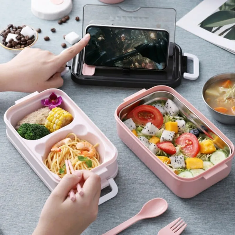 Lunchbox étanche avec couverts