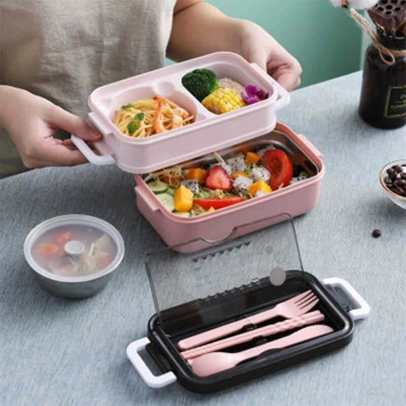 Lunchbox étanche avec couverts