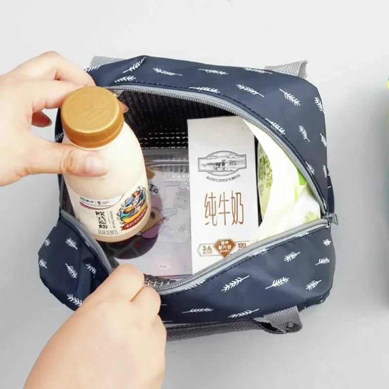 Sac à Lunchbox isotherme en tissu imprimé