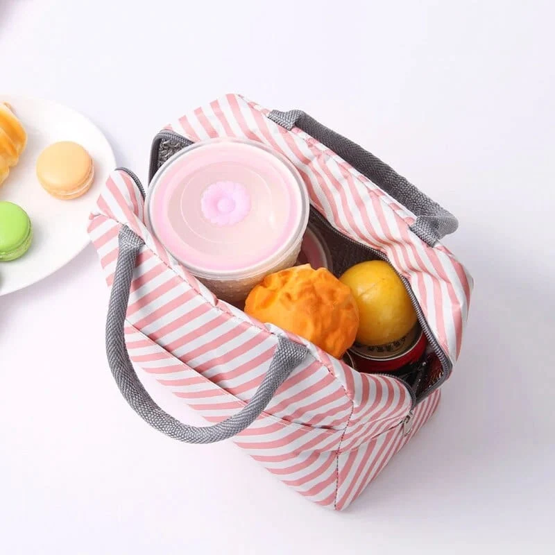 Sac à Lunchbox isotherme en tissu imprimé