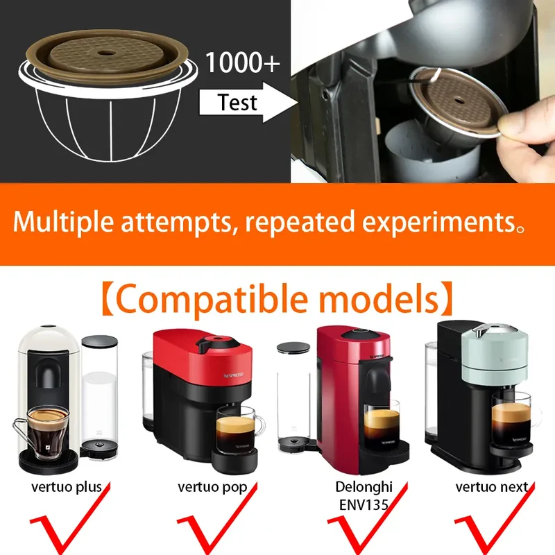 Couvercle Silicone Réutilisable pour Capsules Nespresso Vertuo