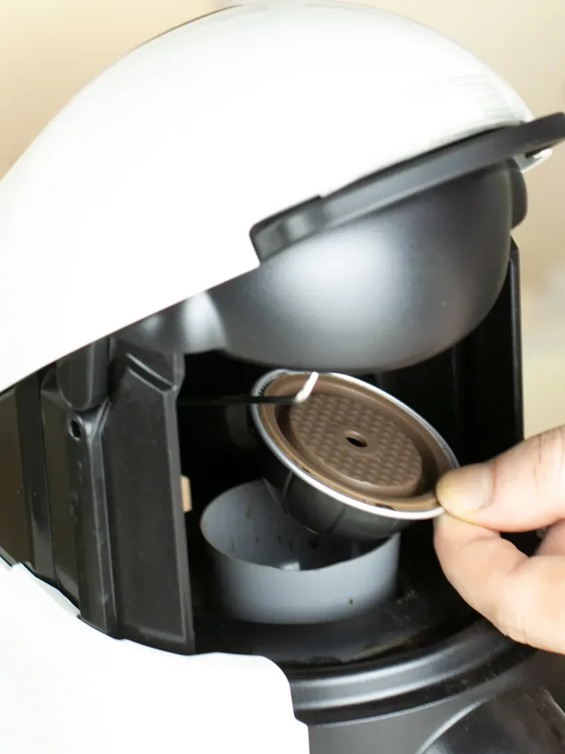 Couvercle Silicone Réutilisable pour Capsules Nespresso Vertuo