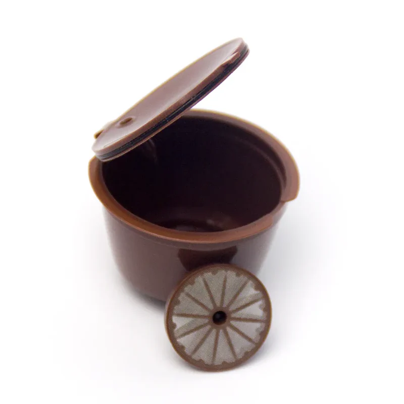 Capsule Café Réutilisable Dolce Gusto Lot de 10 Avec Cuillère et Brosse
