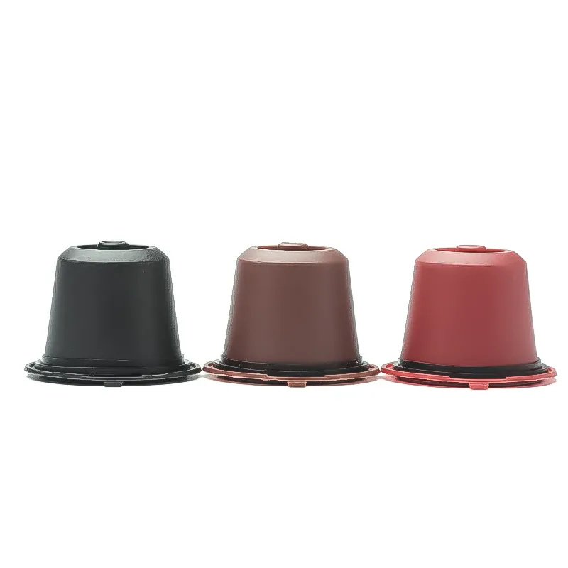 Capsules de Café Réutilisables Compatible Nespresso — Lot de 3 ou 6 Pièces avec Cuillère et Brosse