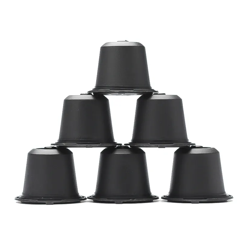Capsules de Café Réutilisables Compatible Nespresso — Lot de 3 ou 6 Pièces avec Cuillère et Brosse