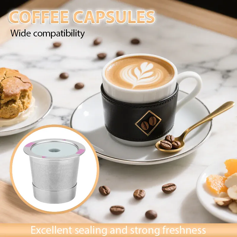 K-Cup Inox Réutilisable - Lot de 2 Compatible avec Keurig
