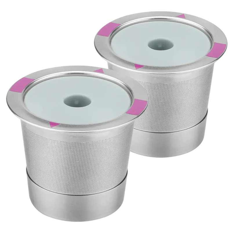 K-Cup Inox Réutilisable - Lot de 2 Compatible avec Keurig