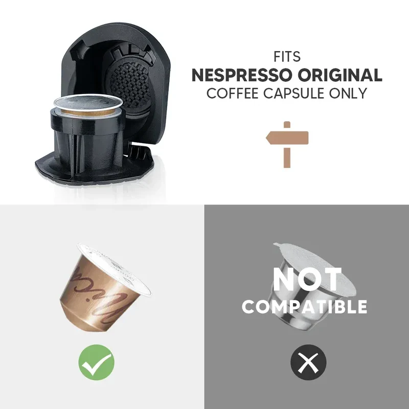 Adaptateur Capsule Réutilisable Compatible Dolce Gusto — Café Moulu ou Nespresso