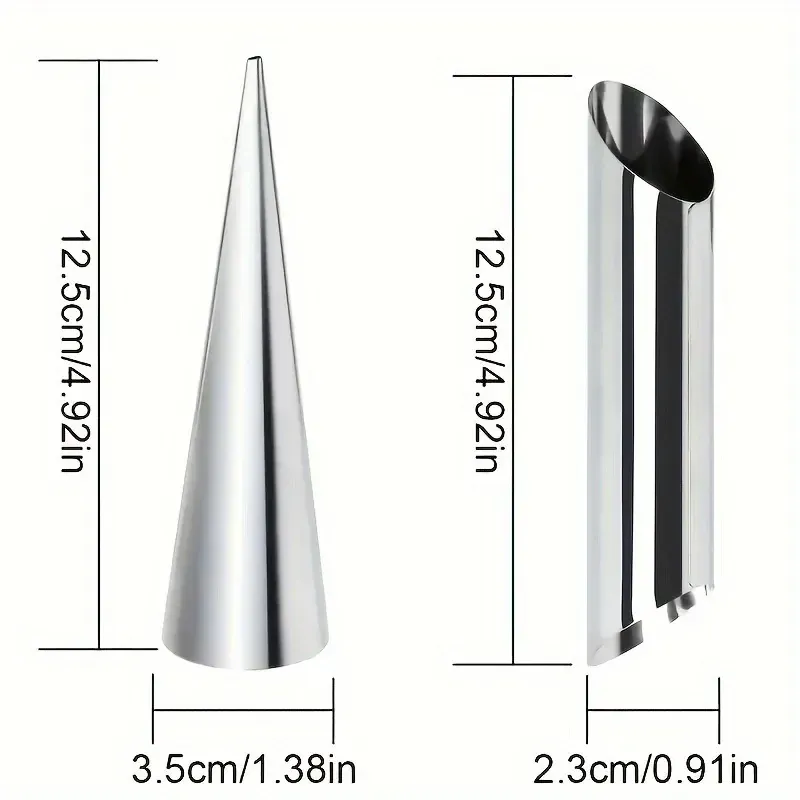 Set de 5 Outils de Pâtisserie - Moules à Croissants et Tubes à Pâtisserie