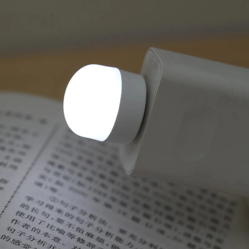 Mini Lampe de Lecture USB Blanc Chaud Rechargeable 1-10 Pcs