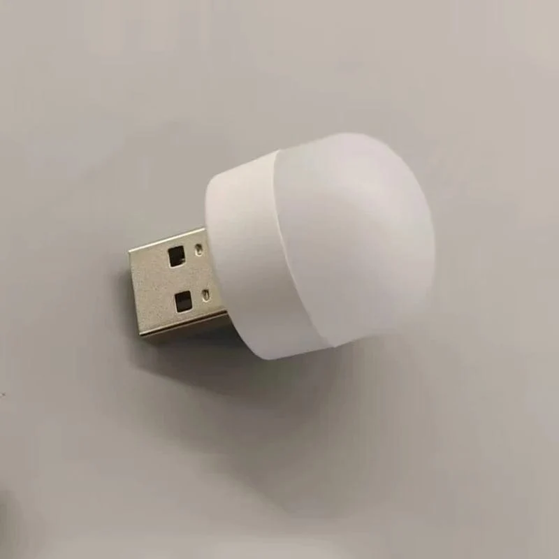 Mini Lampe de Lecture USB Blanc Chaud Rechargeable 1-10 Pcs
