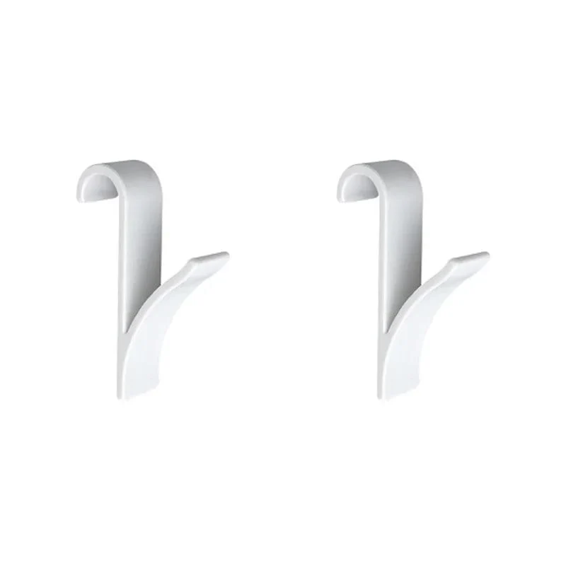 Organisateur de rangement pour radiateur de salle de bain blanc transparent - Coat Hook Eco-Friendly