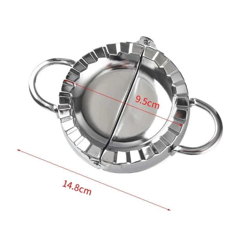 Moule à dumplings en acier inoxydable - Kit de 5 pièces de cuisine