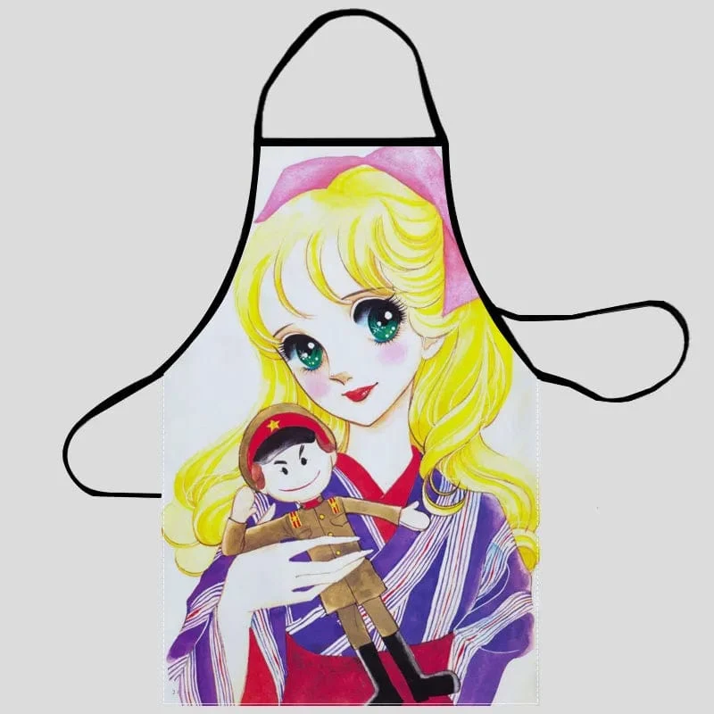 Tablier de Cuisine Oxford en Tissu pour Femmes - Tablier de Nettoyage Maison avec Poche