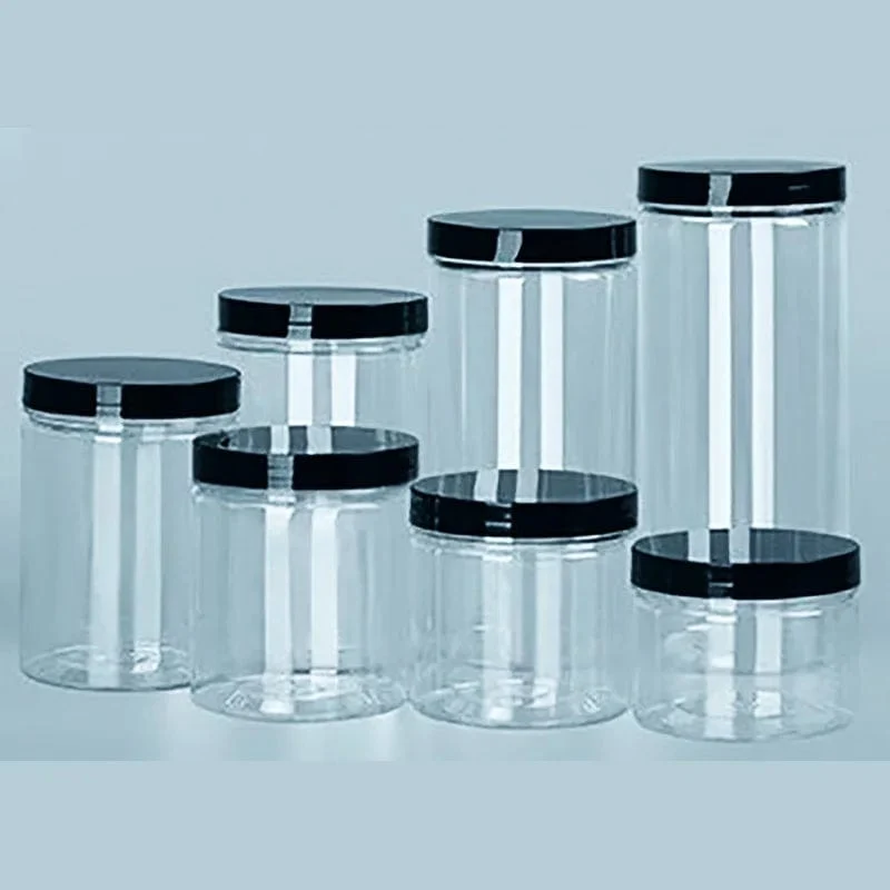 Boîte de Rangement Ronde Alimentaire à Couvercle Noir