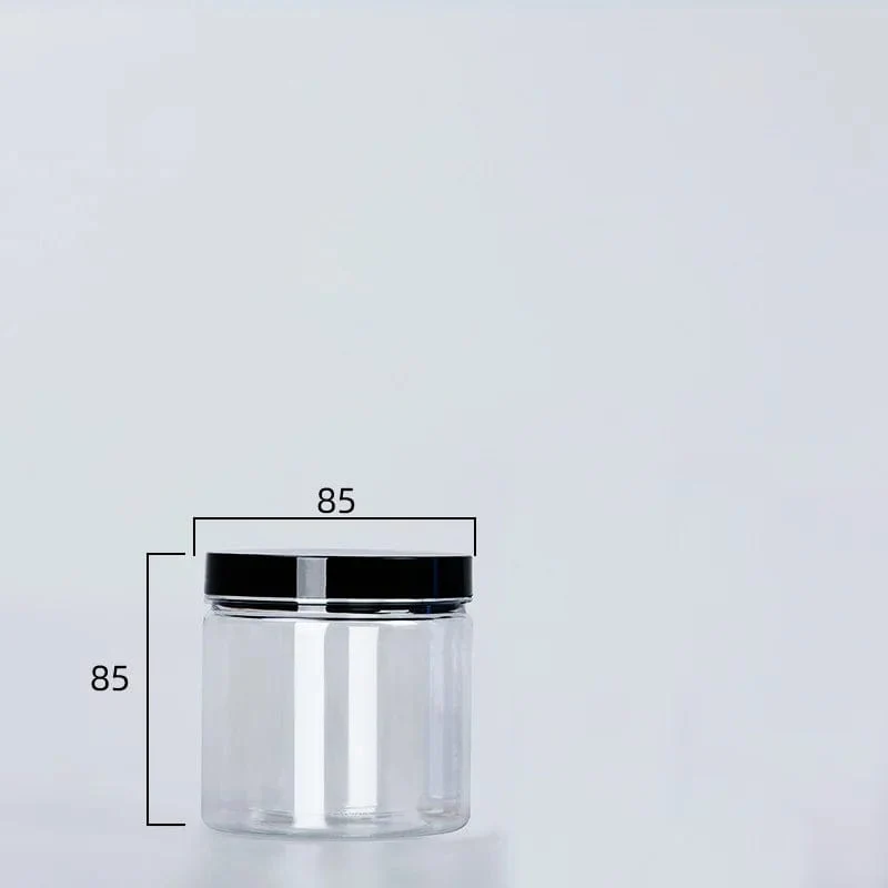 Boîte de Rangement Ronde Alimentaire à Couvercle Noir